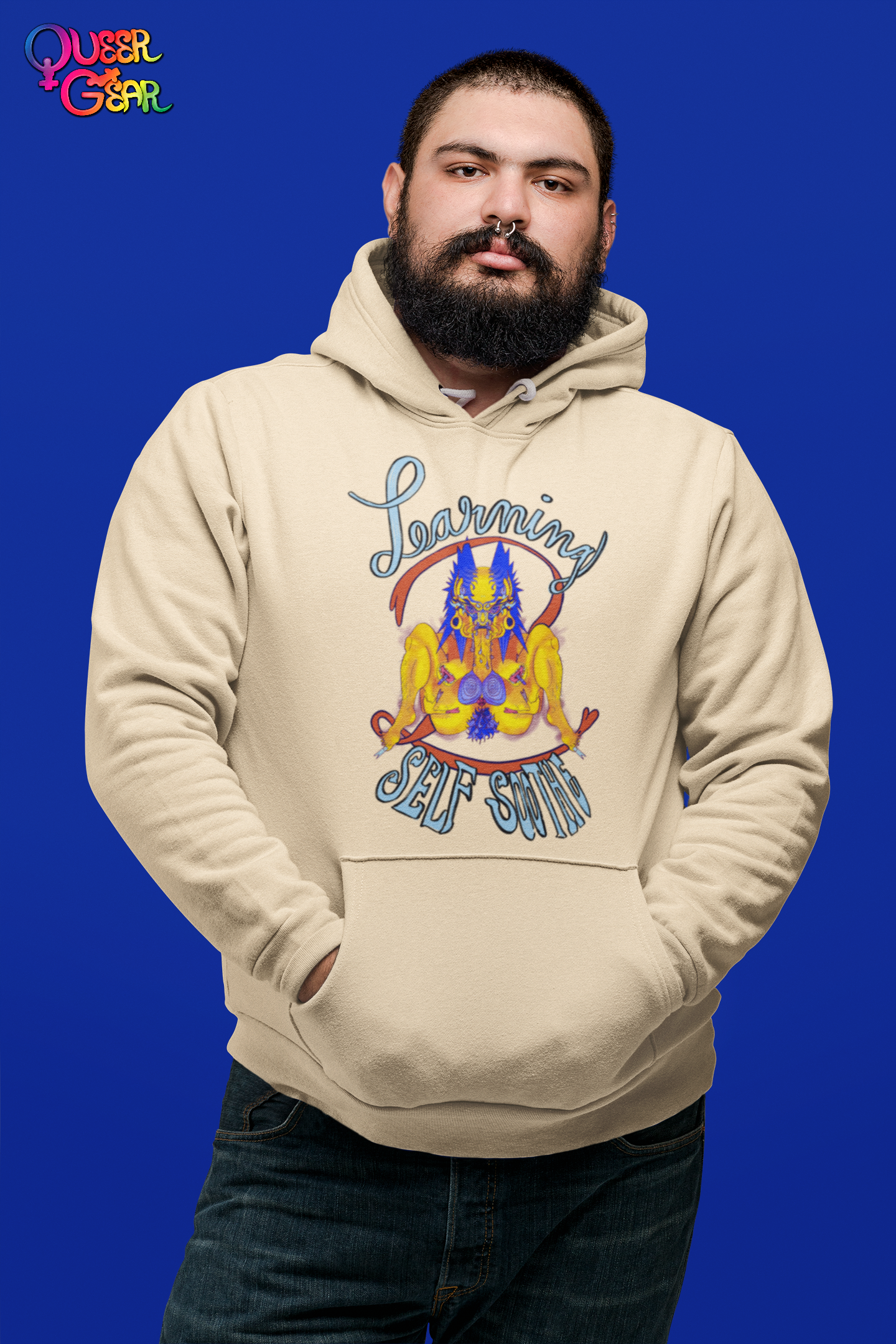 Learning 2 Self-Soothe Hoodie / Queer Gear x Gaagaagi Graphic Sweatshirt