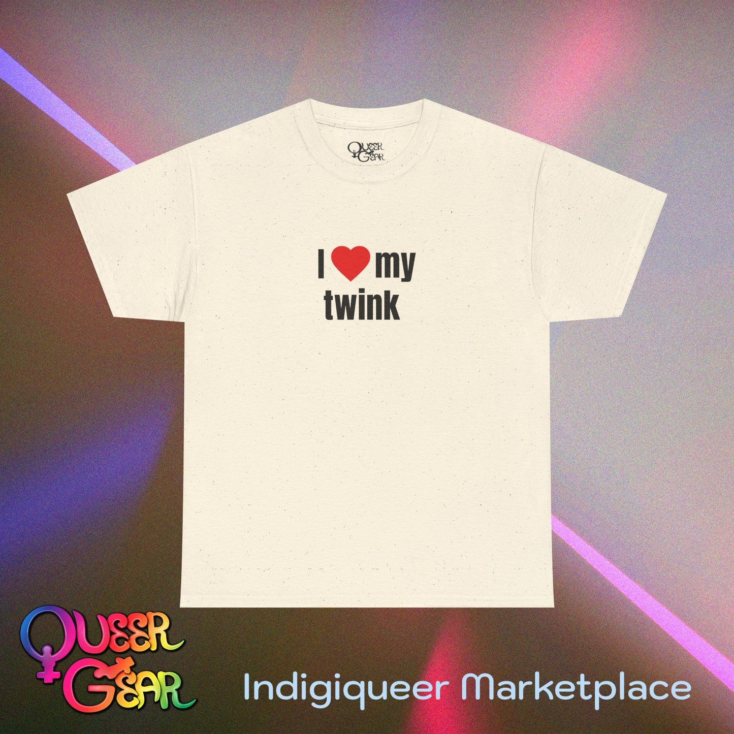 Funny LGBTQ Pride T-Shirt "I Love My Twink" – Gay, Bisexual, Queer Pride Tee, Cute Relationship Shirt