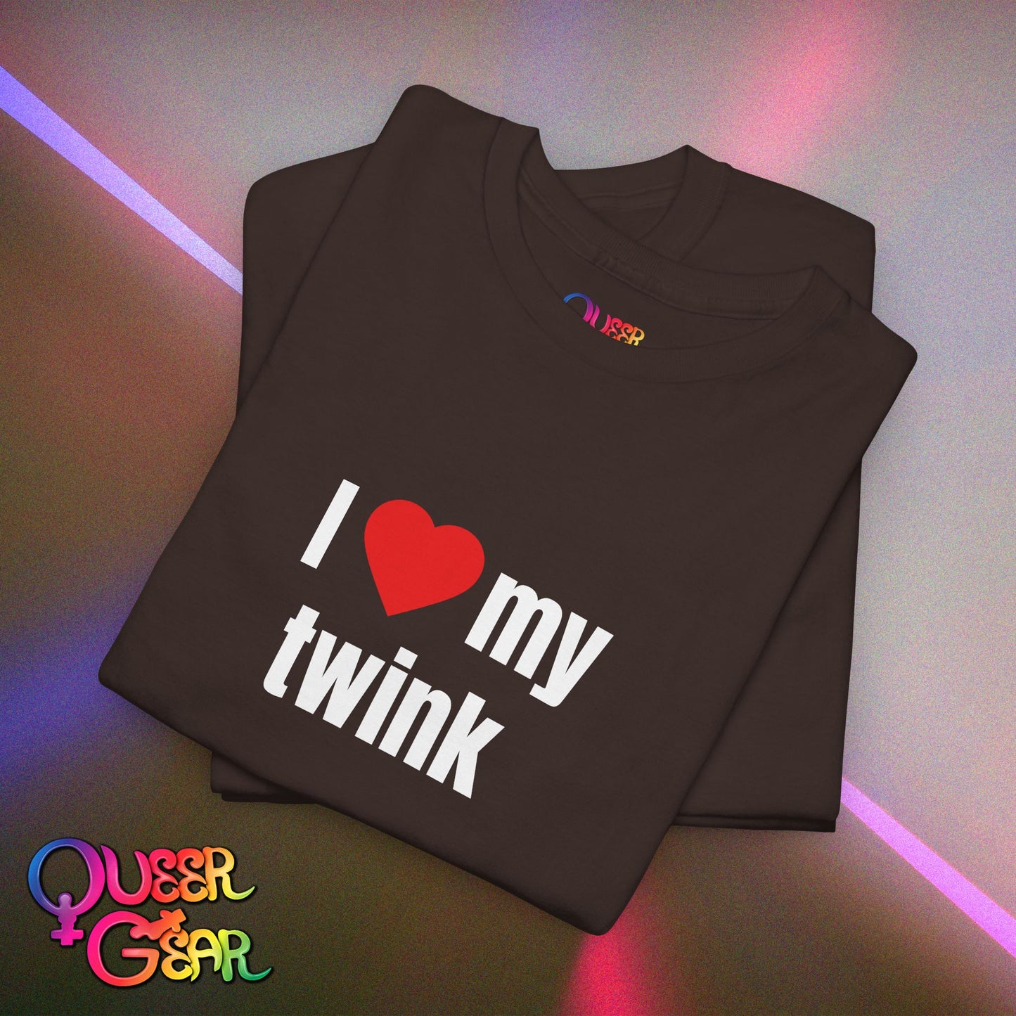 Funny LGBTQ Pride T-Shirt "I Love My Twink" – Gay, Bisexual, Queer Pride Tee, Cute Relationship Shirt