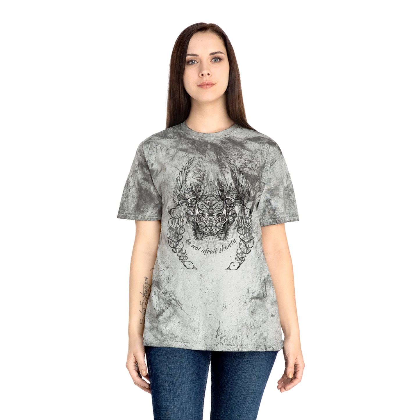 Be Not Afraid Shawty Biblically Accurate Angel Tie Dye T-Shirt