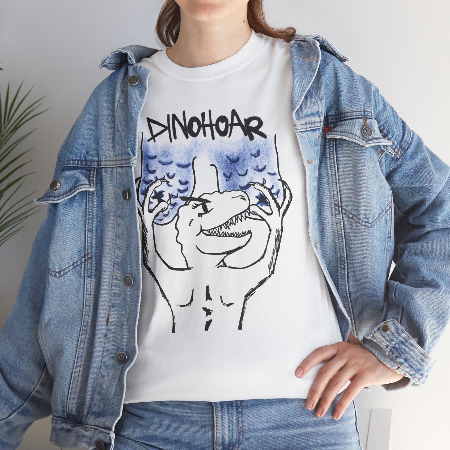 Cheeky Dino Grabbing Boobs Tee