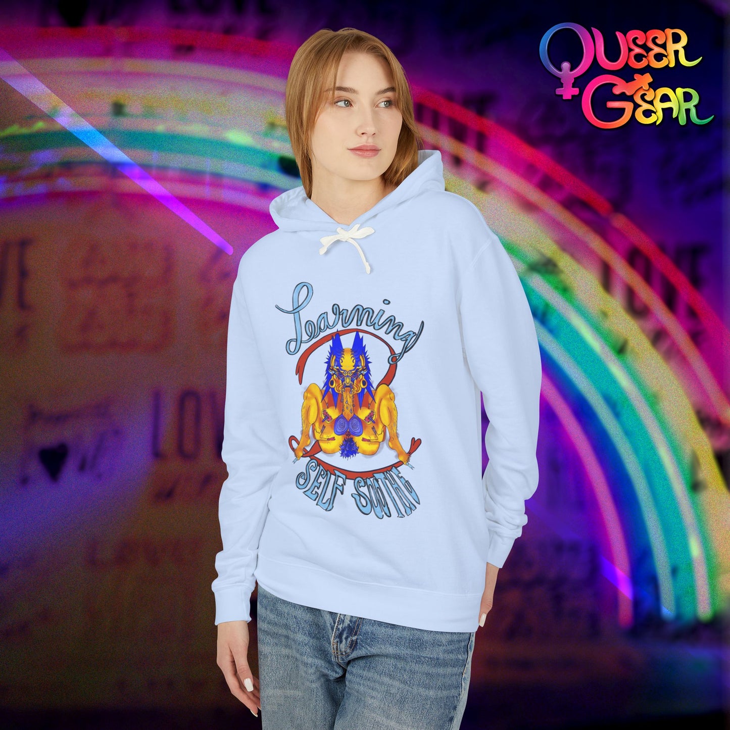 Learning 2 Self-Soothe Hoodie / Queer Gear x Gaagaagi Graphic Sweatshirt