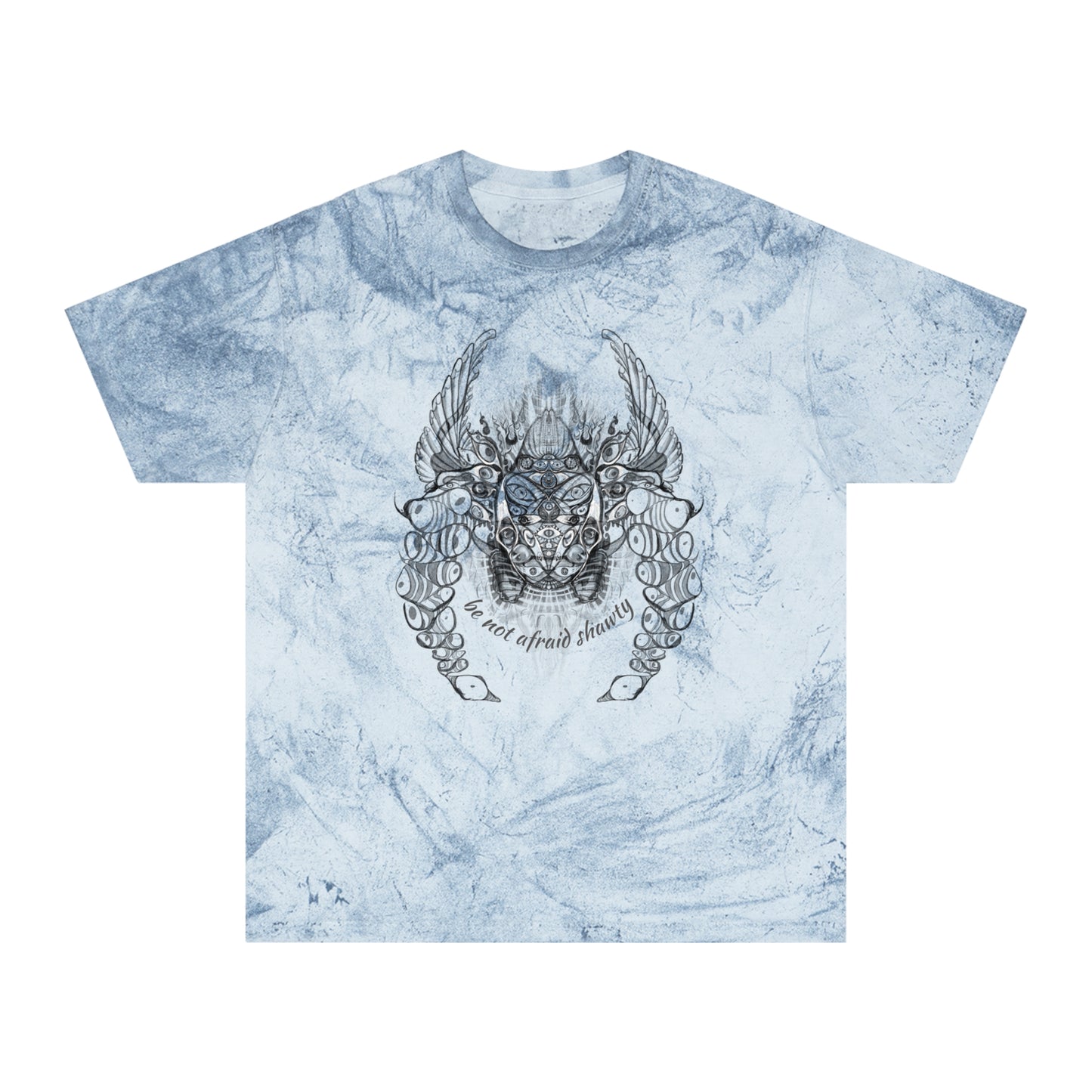 Be Not Afraid Shawty Biblically Accurate Angel Tie Dye T-Shirt