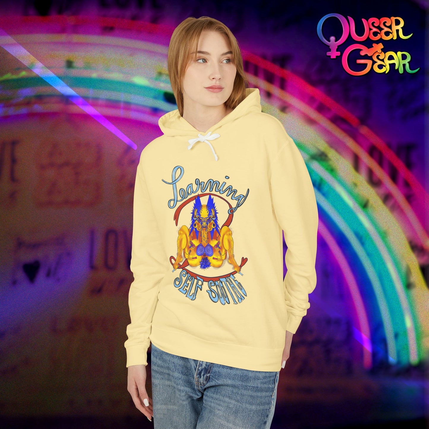 Learning 2 Self-Soothe Hoodie / Queer Gear x Gaagaagi Graphic Sweatshirt