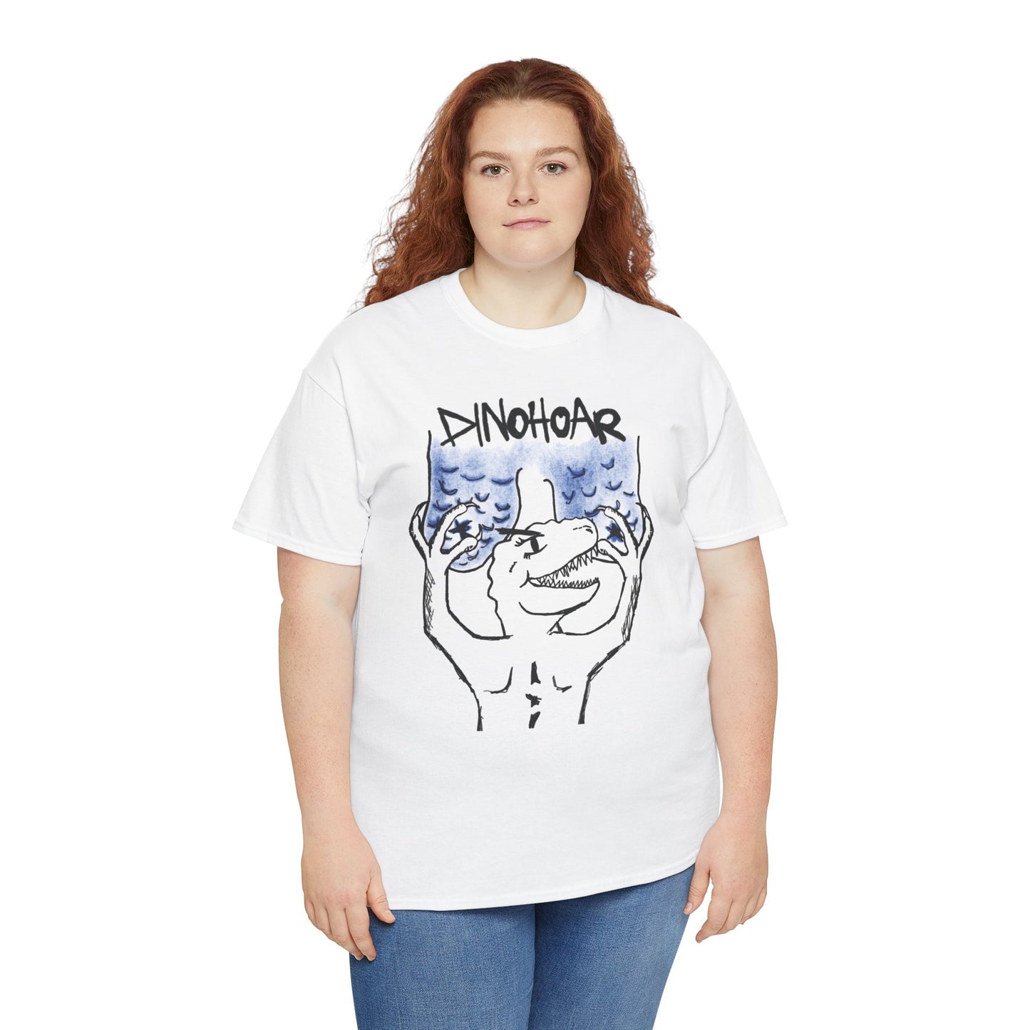 Cheeky Dino Grabbing Boobs Tee