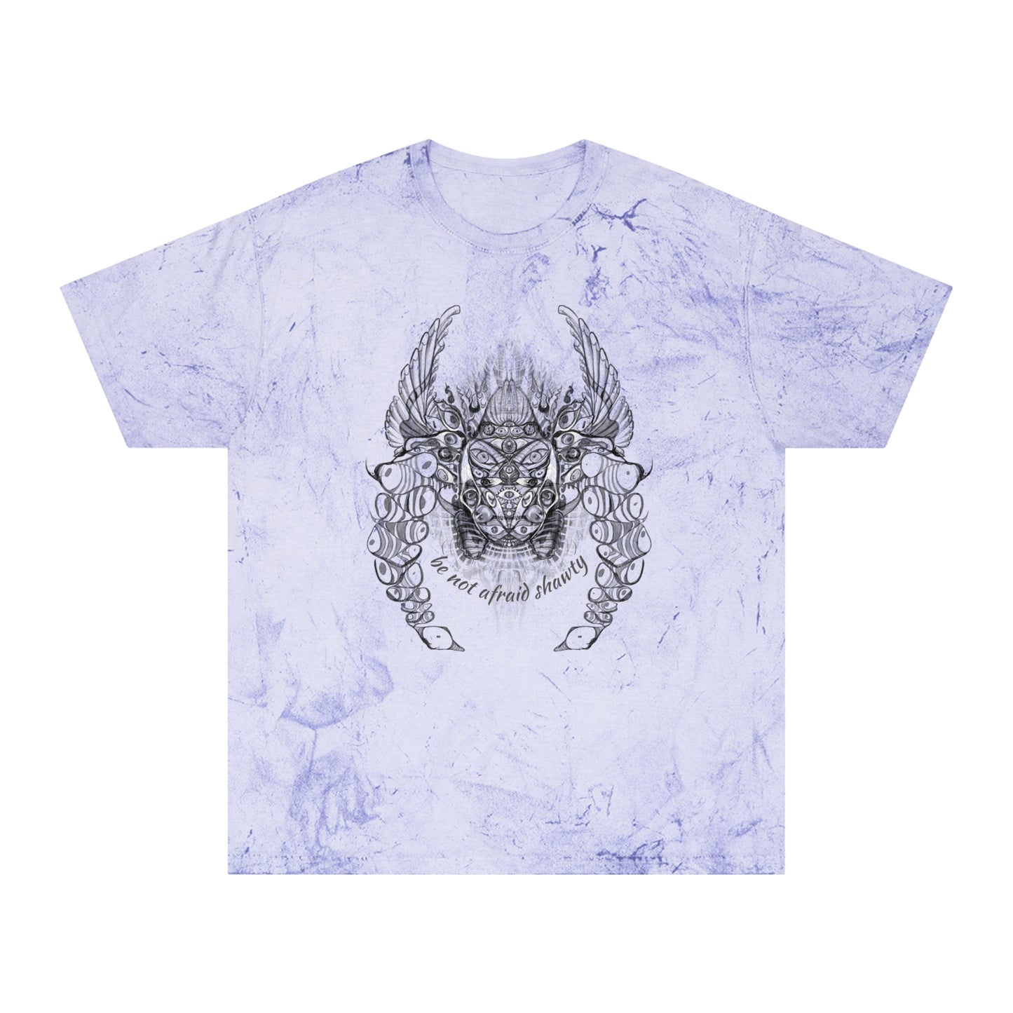 Be Not Afraid Shawty Biblically Accurate Angel Tie Dye T-Shirt