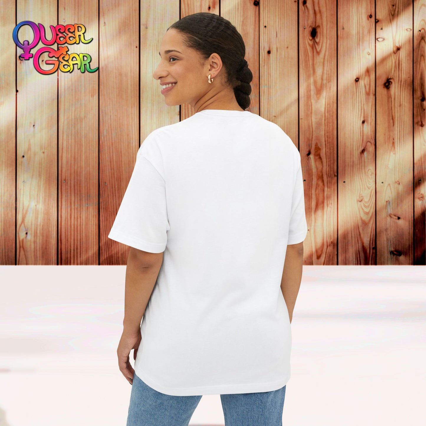 Crucified minion Cross Earth Sketch Tee - "For Gru so loved the world..." Oversized T-Shirt