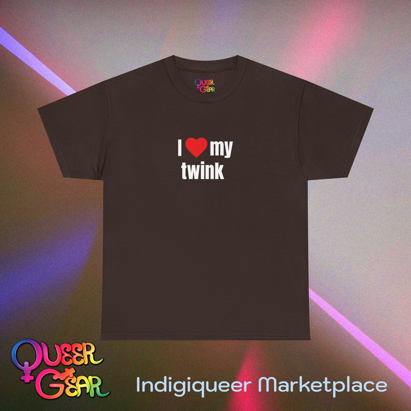 Funny LGBTQ Pride T-Shirt "I Love My Twink" – Gay, Bisexual, Queer Pride Tee, Cute Relationship Shirt