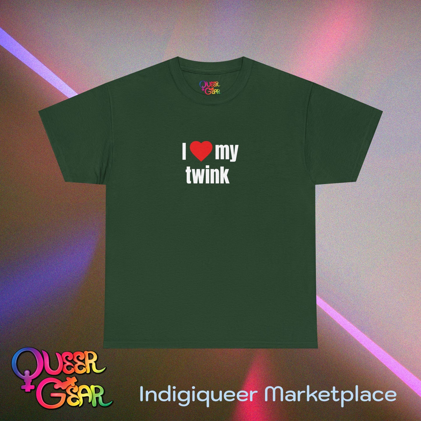Funny LGBTQ Pride T-Shirt "I Love My Twink" – Gay, Bisexual, Queer Pride Tee, Cute Relationship Shirt