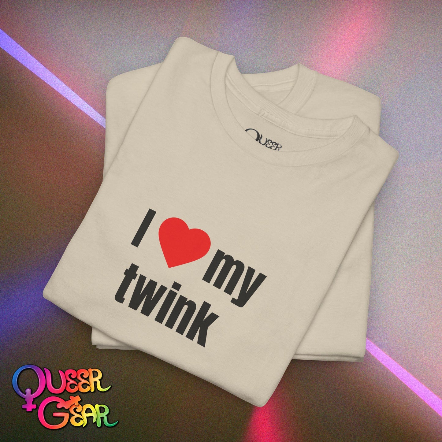 Funny LGBTQ Pride T-Shirt "I Love My Twink" – Gay, Bisexual, Queer Pride Tee, Cute Relationship Shirt