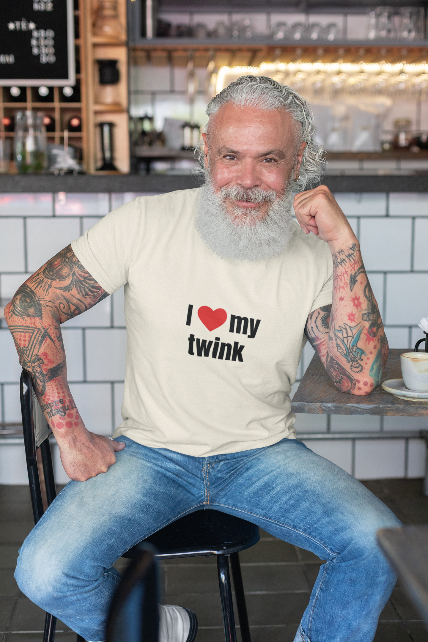 Funny LGBTQ Pride T-Shirt "I Love My Twink" – Gay, Bisexual, Queer Pride Tee, Cute Relationship Shirt