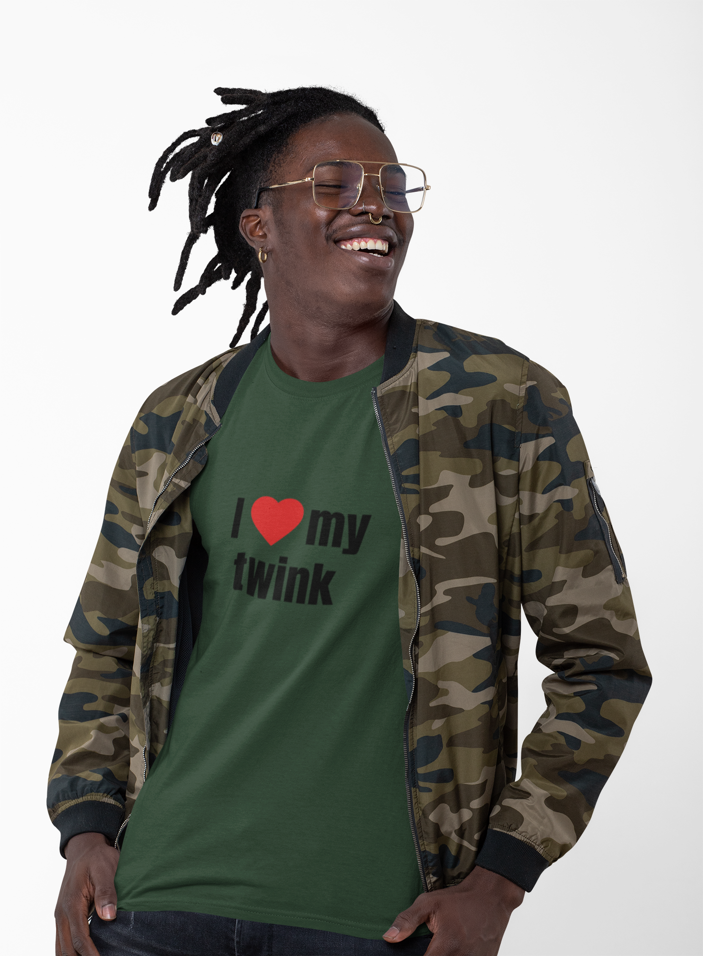 Funny LGBTQ Pride T-Shirt "I Love My Twink" – Gay, Bisexual, Queer Pride Tee, Cute Relationship Shirt