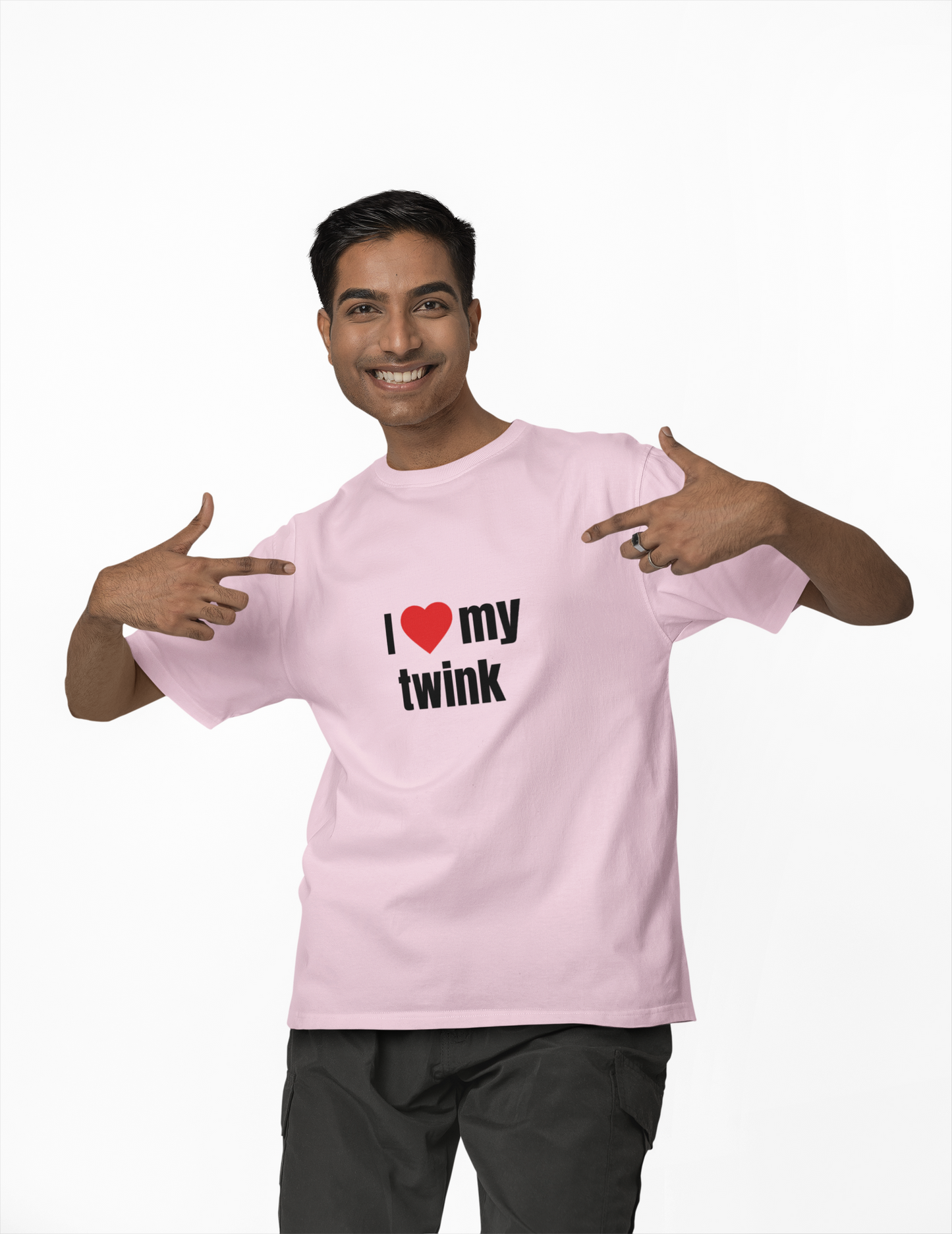 Funny LGBTQ Pride T-Shirt "I Love My Twink" – Gay, Bisexual, Queer Pride Tee, Cute Relationship Shirt
