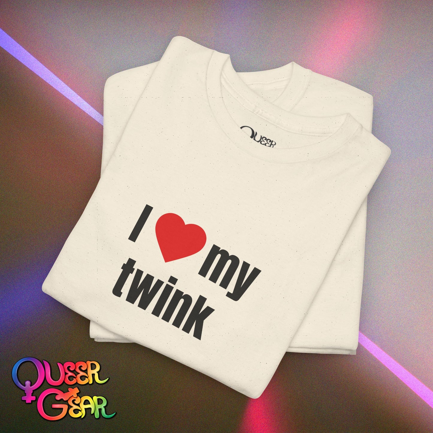 Funny LGBTQ Pride T-Shirt "I Love My Twink" – Gay, Bisexual, Queer Pride Tee, Cute Relationship Shirt