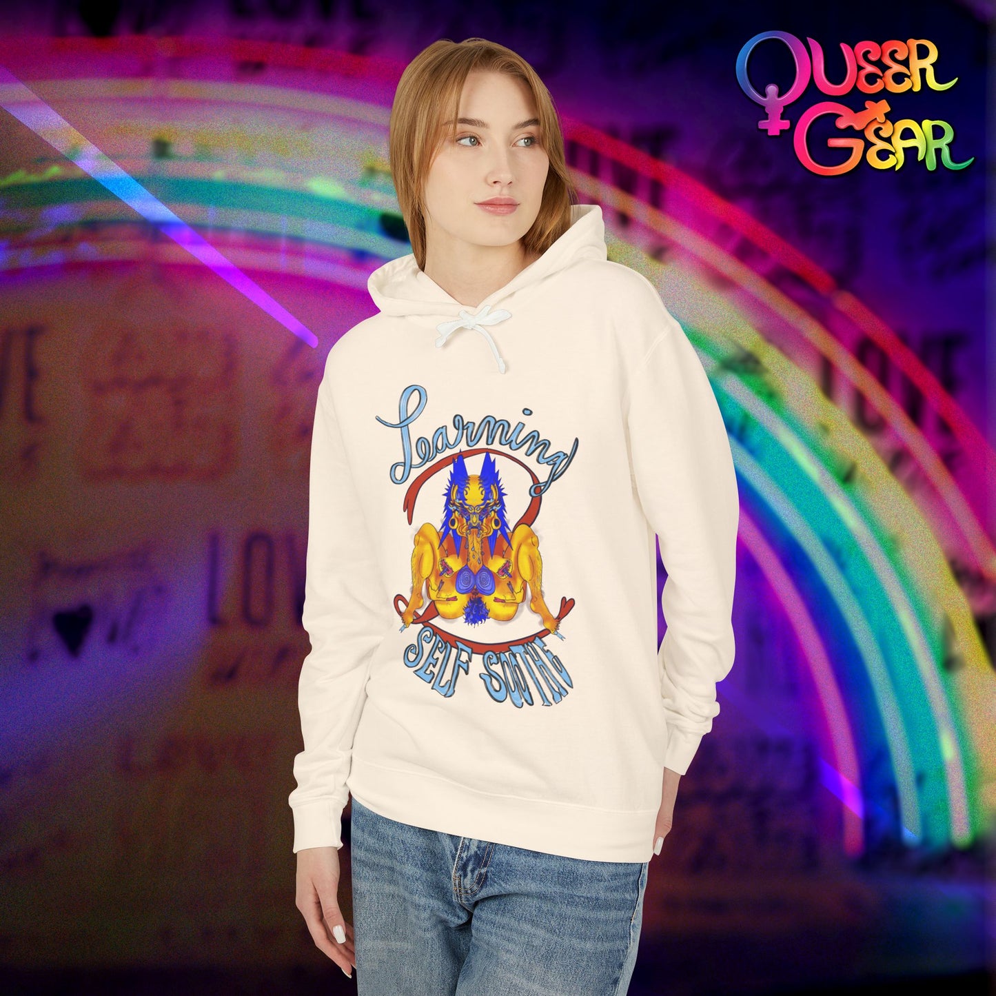 Learning 2 Self-Soothe Hoodie / Queer Gear x Gaagaagi Graphic Sweatshirt