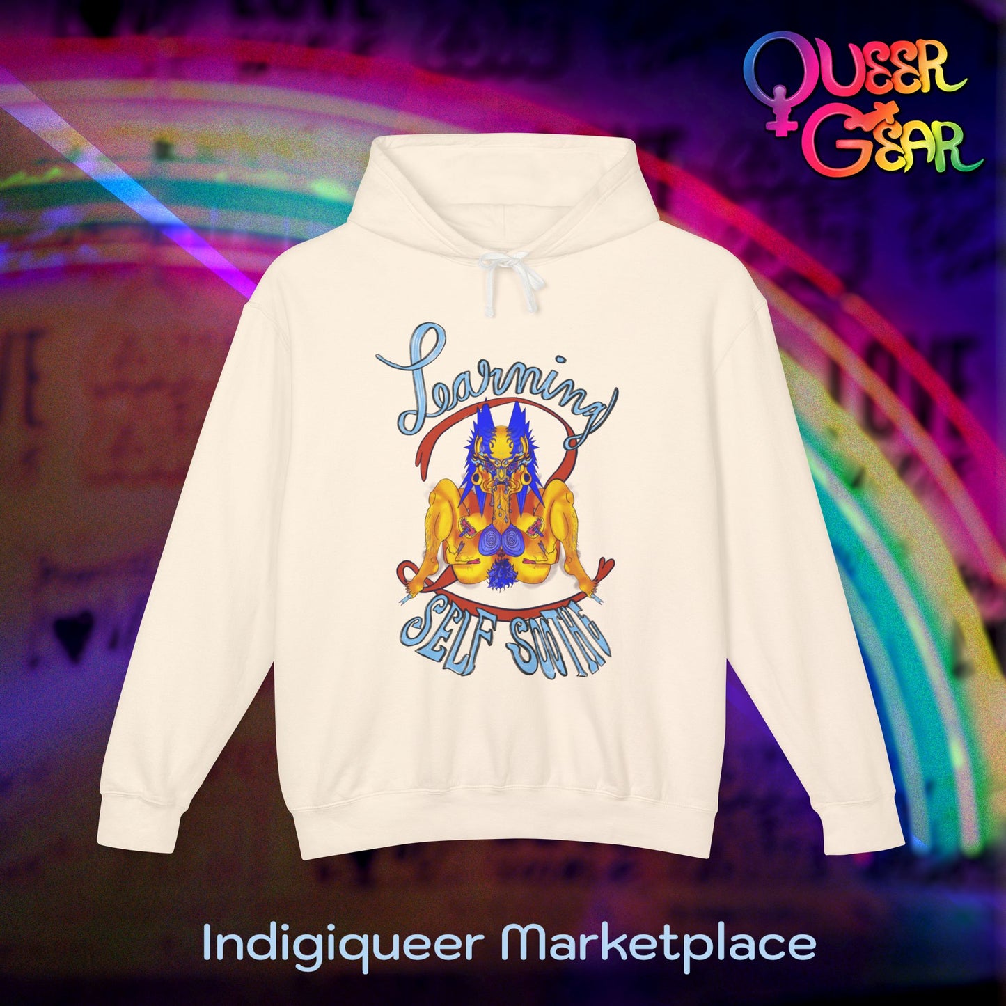 Learning 2 Self-Soothe Hoodie / Queer Gear x Gaagaagi Graphic Sweatshirt