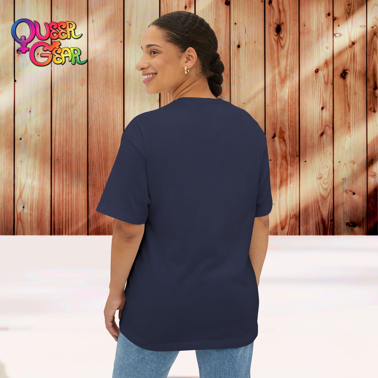 Crucified minion Cross Earth Sketch Tee - "For Gru so loved the world..." Oversized T-Shirt