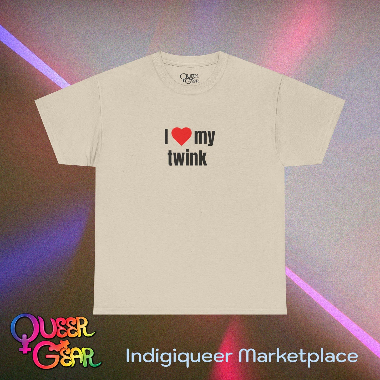 Funny LGBTQ Pride T-Shirt "I Love My Twink" – Gay, Bisexual, Queer Pride Tee, Cute Relationship Shirt