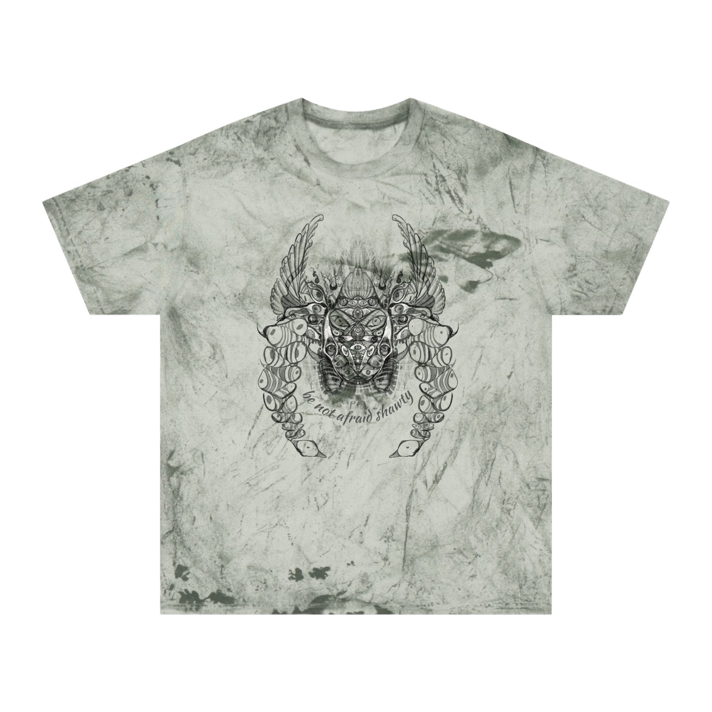 Be Not Afraid Shawty Biblically Accurate Angel Tie Dye T-Shirt