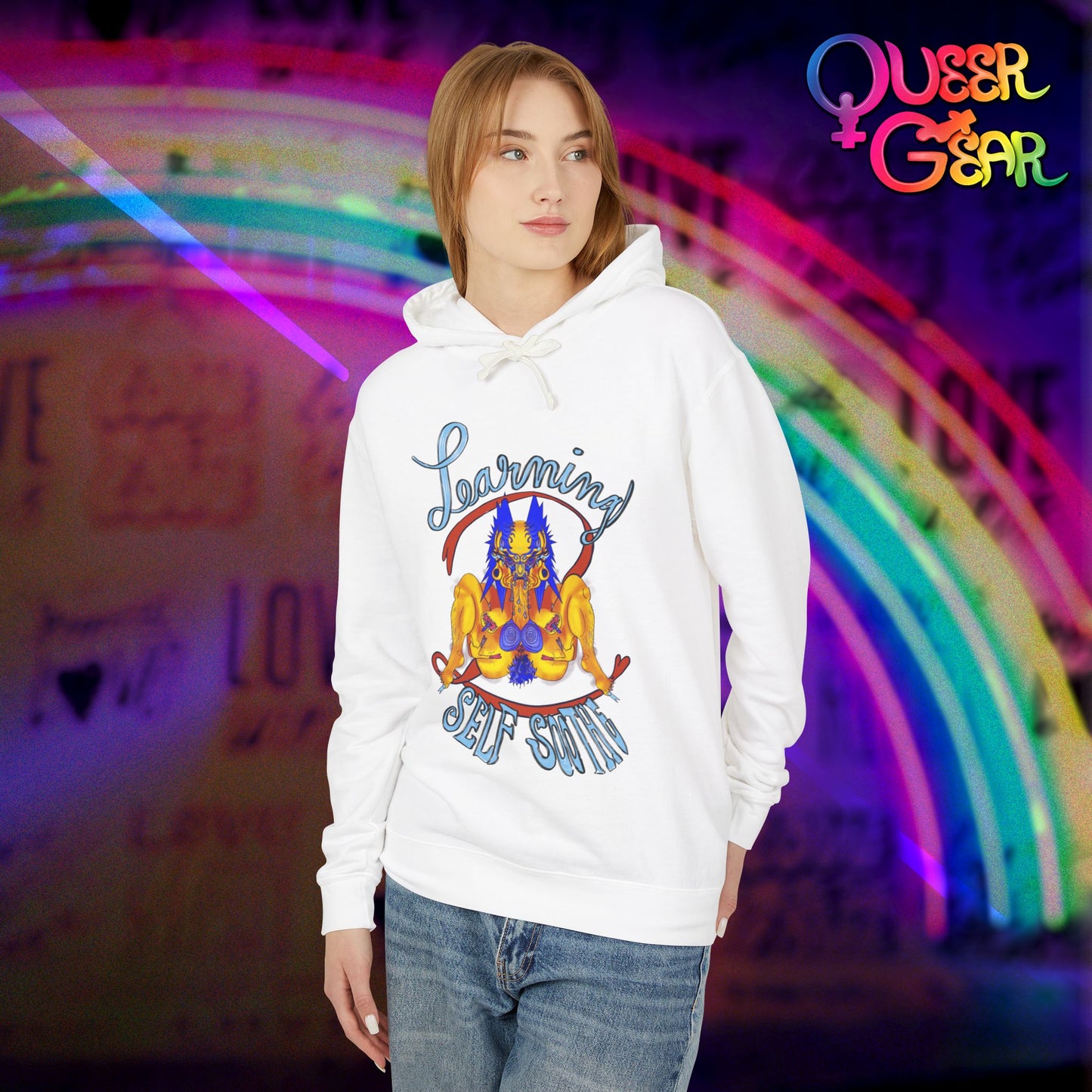 Learning 2 Self-Soothe Hoodie / Queer Gear x Gaagaagi Graphic Sweatshirt