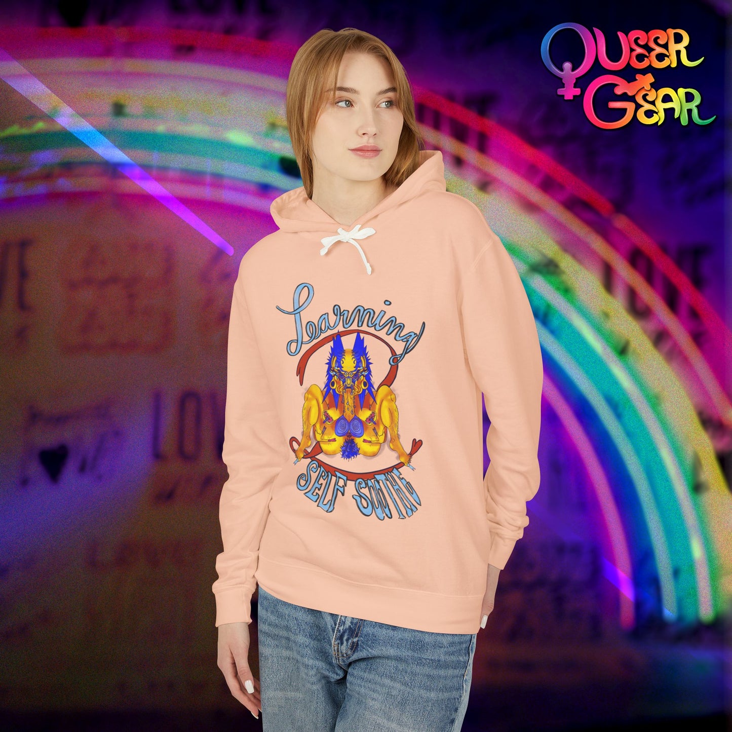 Learning 2 Self-Soothe Hoodie / Queer Gear x Gaagaagi Graphic Sweatshirt