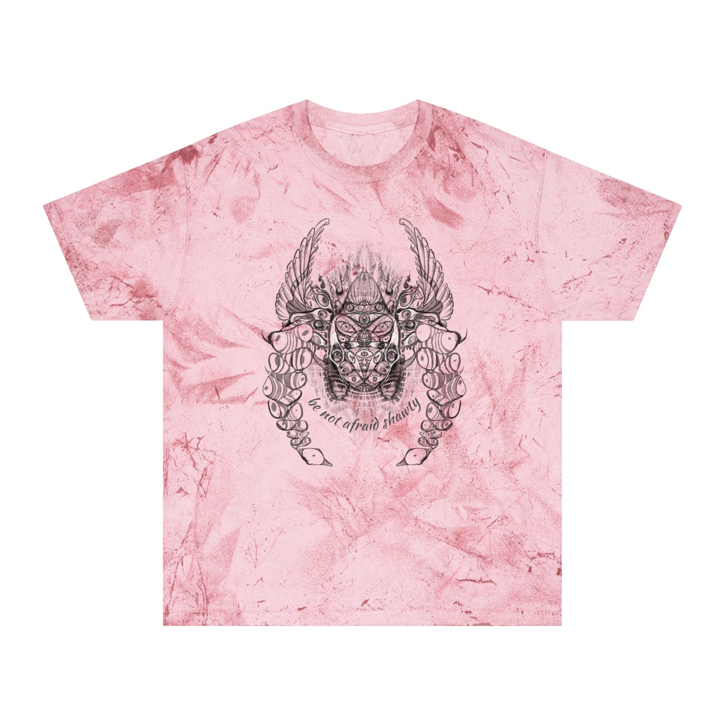 Be Not Afraid Shawty Biblically Accurate Angel Tie Dye T-Shirt